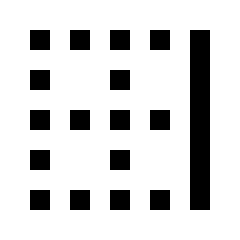 Border Right Icon from Sharp Line - Streamline Material Set