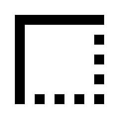 Border Style Icon from Sharp Line - Material Pro Set