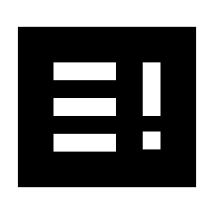 Breaking News Alt 1 Fill Icon from Sharp Fill - Streamline Material Set