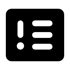 Breaking News Fill Icon from Rounded Fill - Streamline Material Set