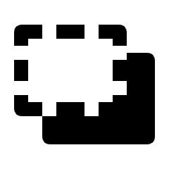 Bring To Back Fill Icon from Outlined Fill - Streamline Material Set