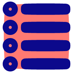 Bullet List Icon from Plump Pop Set