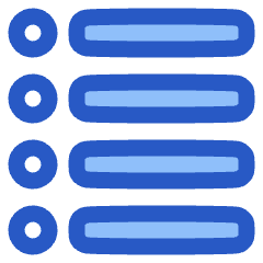 Bullet List Icon from Plump Duo Set