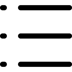 Bullet List Icon from Flex Line Set