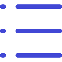 Bullet List Icon from Flex Duo Set