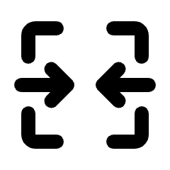 Cell Merge Icon from Rounded Line - Streamline Material Set