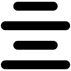 Center Align 2 Icon from Micro Solid Set