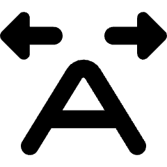 Character Scaling Icon from Core Solid Set