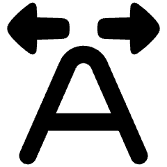 Character Scaling Icon from Plump Solid Set