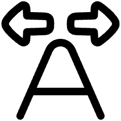 Character Scaling Icon from Plump Line Set