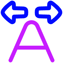 Character Scaling Icon from Plump Neon Set