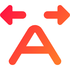 Character Scaling Icon from Core Gradient Set