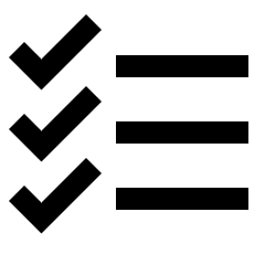 Checklist 3 Icon from Sharp Line - Streamline Material Set