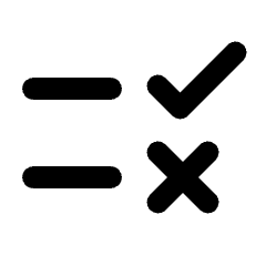 Checklist Rtl Alt Fill Icon from Rounded Fill - Material Pro Set