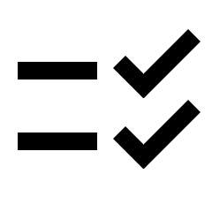 Checklist Rtl Fill Icon from Outlined Fill - Material Pro Set