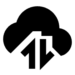 Cloud Transfer Fill Icon from Sharp Fill - Streamline Material Set
