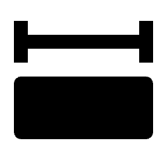 Column Width Fill Icon from Outlined Fill - Streamline Material Set