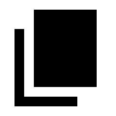 Content Copy Fill Icon from Sharp Fill - Material Pro Set