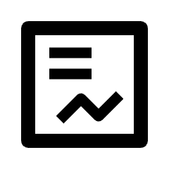Content Statistics Icon from Outlined Line - Streamline Material Set
