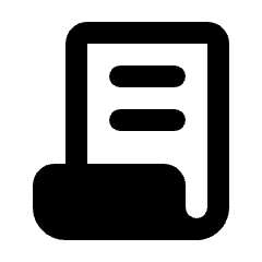 Contract Fill Icon from Rounded Fill - Streamline Material Set