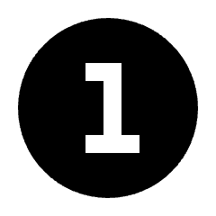 Counter 1 Fill Icon from Sharp Fill - Streamline Material Set