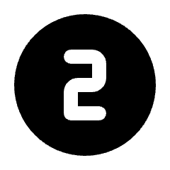 Counter 2 Fill Icon from Rounded Fill - Streamline Material Set