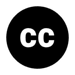 Creative Commons Fill Icon from Outlined Fill - Streamline Material Set