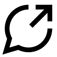 Cross Reference Bubble Alt Fill Icon from Sharp Fill - Material Pro Set