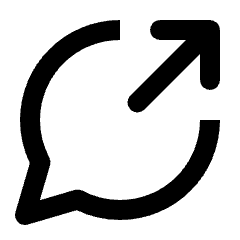 Cross Reference Bubble Alt Fill Icon from Rounded Fill - Streamline Material Set