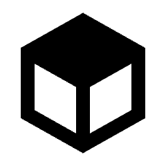 Cube Shape Fill Icon from Sharp Fill - Material Pro Set