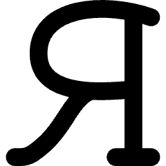 Cyrillic Alphabet Icon from Flex Solid Set