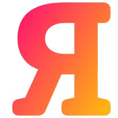 Cyrillic Alphabet Icon from Plump Gradient Set