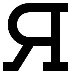 Cyrillic Alphabet Icon from Sharp Solid Set