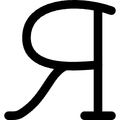 Cyrillic Alphabet Icon from Flex Line Set