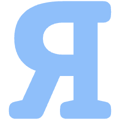 Cyrillic Alphabet Icon from Plump Flat Set