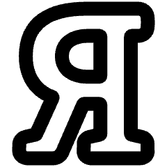 Cyrillic Alphabet Icon from Plump Remix Set