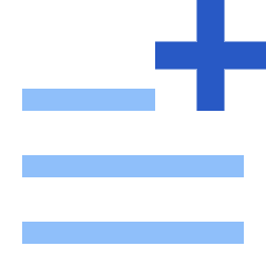 Data Add Icon from Sharp Flat Set