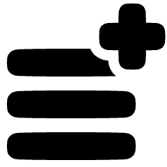 Data Add Icon from Plump Solid Set