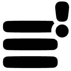 Data Alert Icon from Plump Solid Set