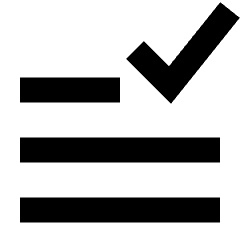 Data Check Icon from Sharp Remix Set