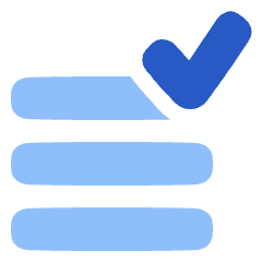 Data Check Icon from Plump Flat Set