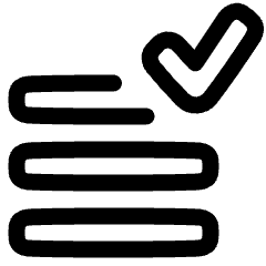 Data Check Icon from Plump Line Set