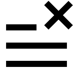 Data Error Icon from Sharp Line Set