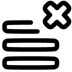Data Error Icon from Plump Line Set