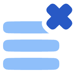 Data Error Icon from Plump Flat Set