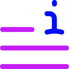 Data Info Description Icon from Flex Neon Set