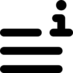 Data Info Description Icon from Core Solid Set