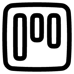 Database View Kanban Icon from Plump Line Set