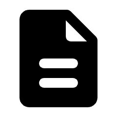 Description Fill Icon from Rounded Fill - Material Pro Set