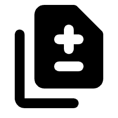 Difference Fill Icon from Rounded Fill - Streamline Material Set